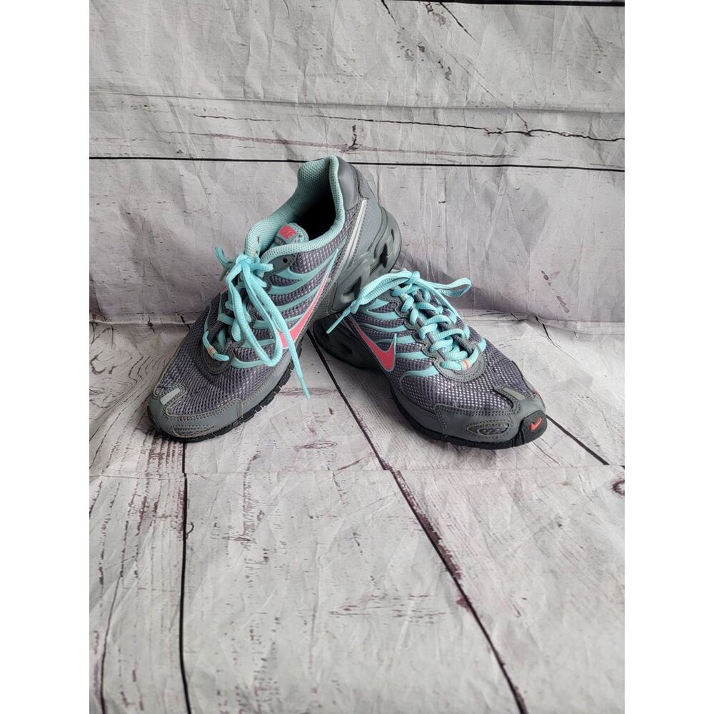 Nike Air Max Torch 4 Athletic Running Shoes Sneaker Gray Pink Size 6Y READ